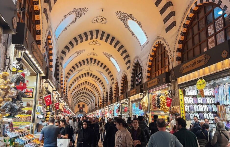 The Grand Bazaar in Istanbul is one of the best places to visit in Istanbul in winter