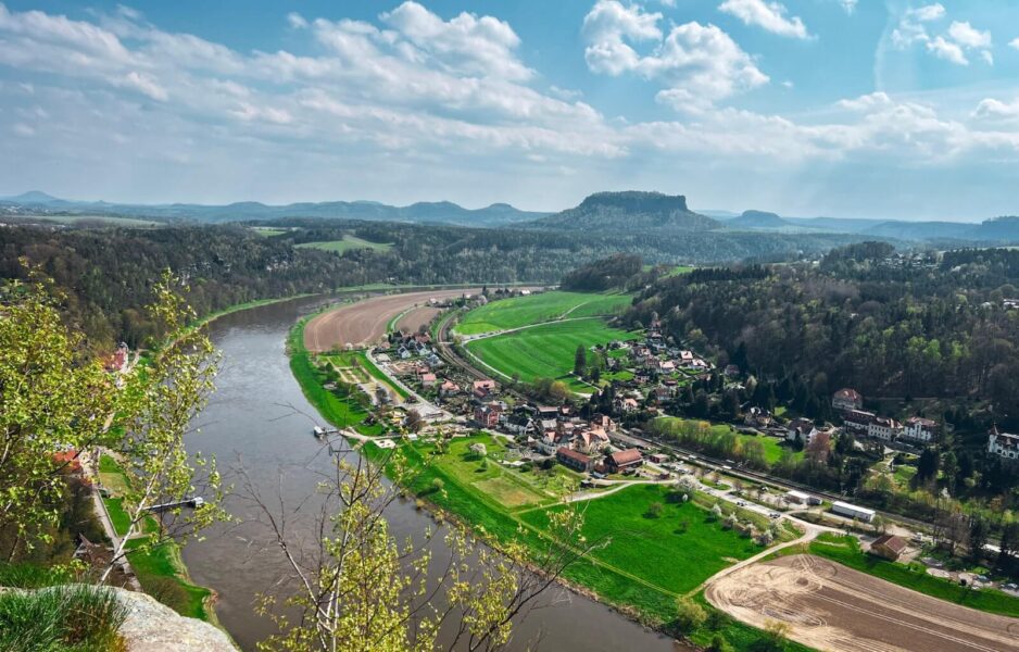 Views over the River Elbe
