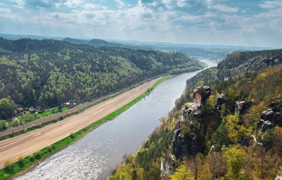 One of our first views when we arrived at Bastei Bridge