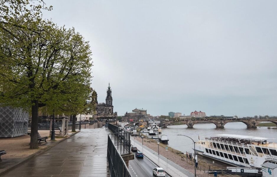 The views across Bruhl's Terrace
