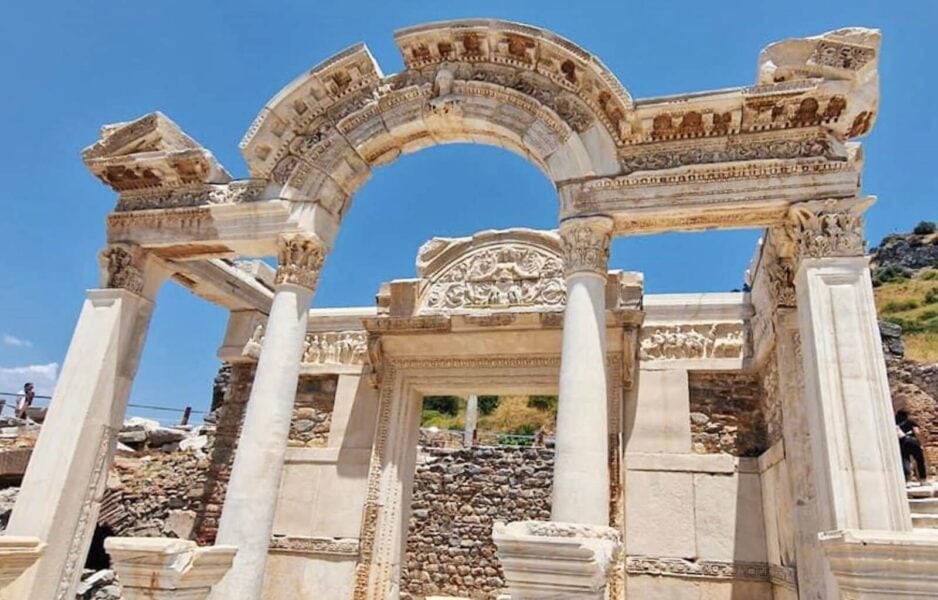 One of the magnificent temples at Ephesus
