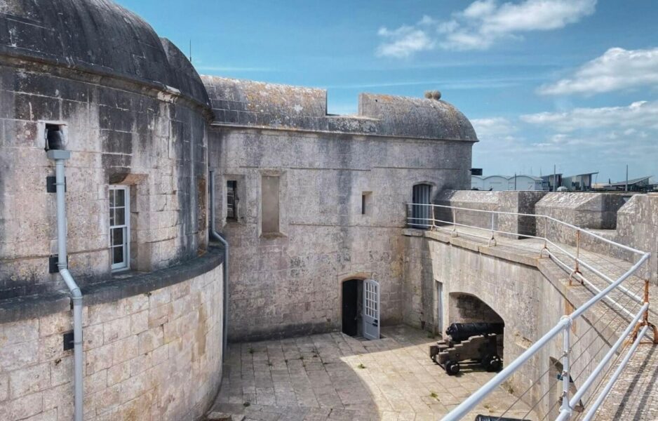 Inside Portland Castle one of Weymouth's top attractions
