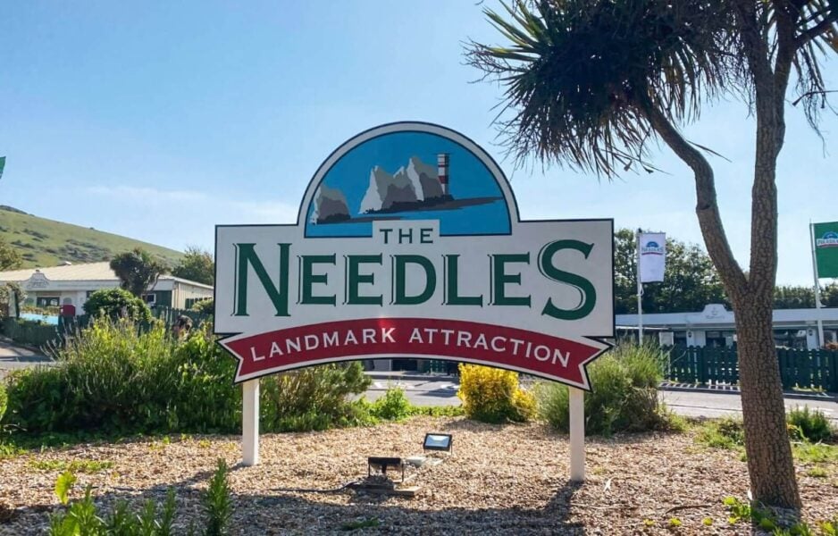 The entrance to the Needles Park