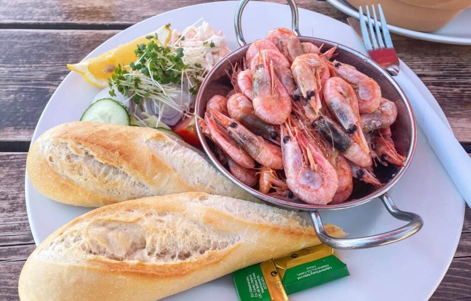 Our meal at the Spyglass Inn on the Isle of Wight