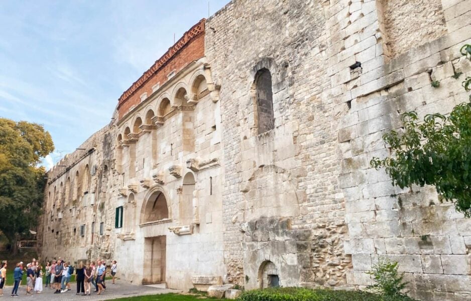 One of the city gates in Split, Croatia