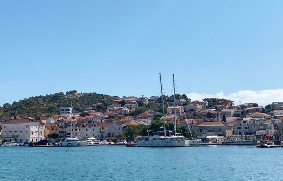 The waterfront of Trogir