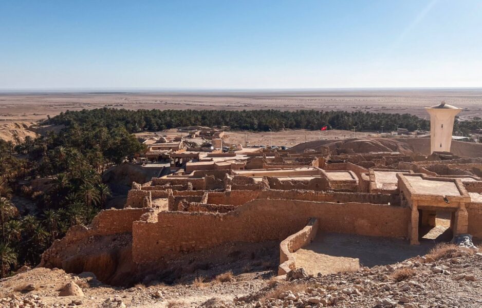 The abandoned village at Chebika Oasis