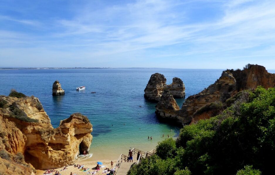 The beautiful beaches of Lagos in Portugal