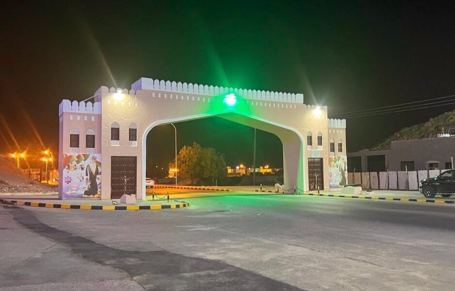 One of the gates we saw while renting a car in Oman - this was just before Sur