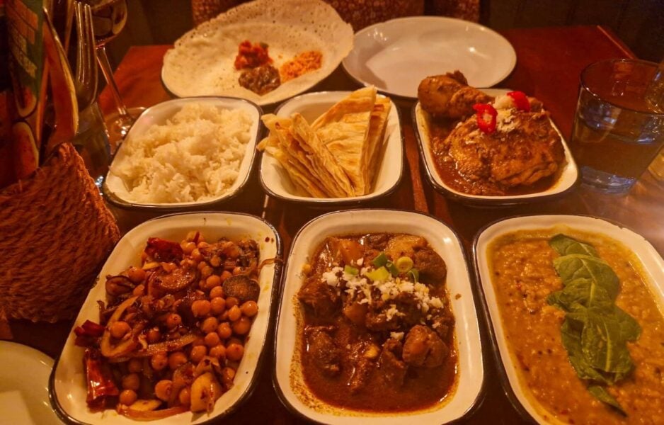Our dinner at Coconut Tree