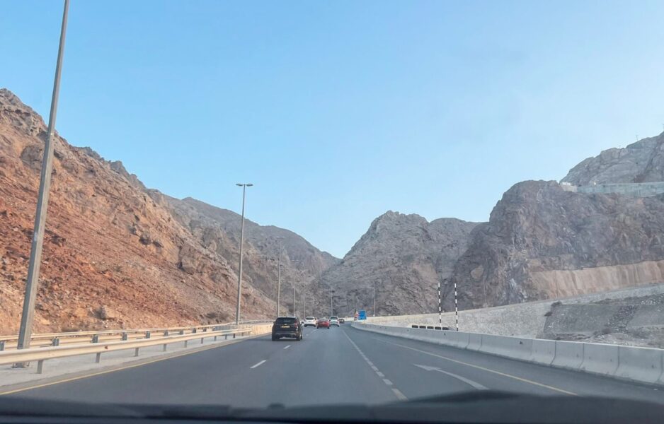Driving in Oman was often really easy
