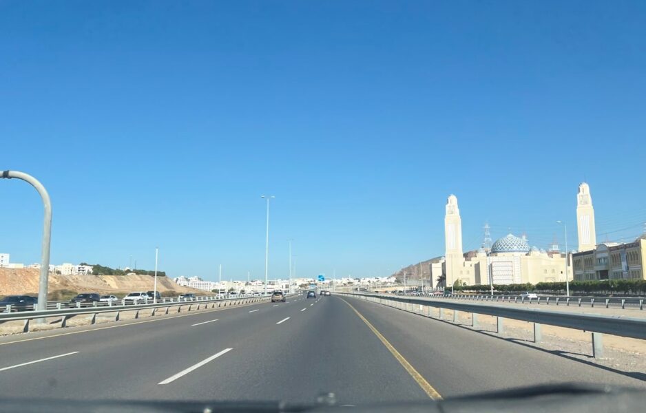 Driving in Muscat in Oman
