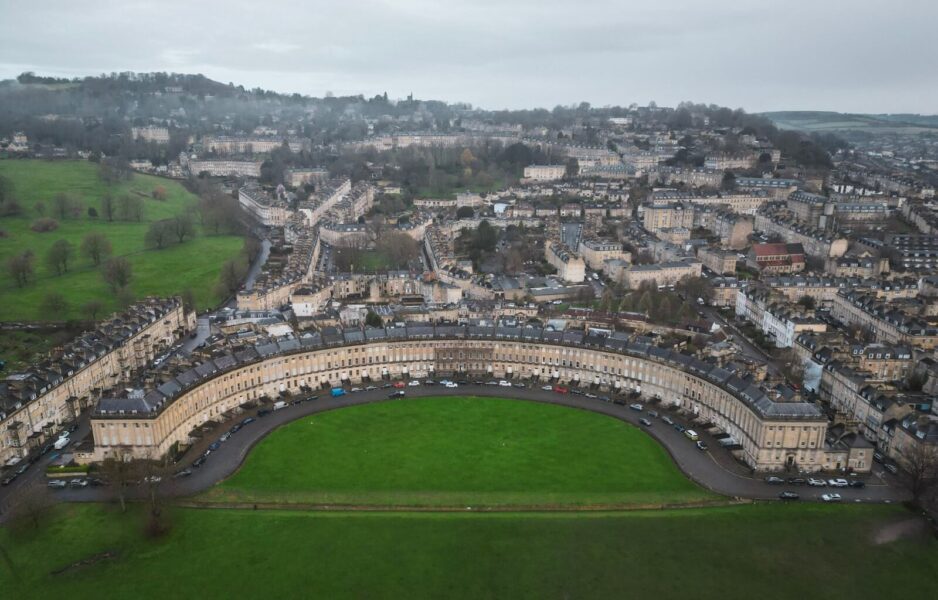 The Royal Crescent in Bath
