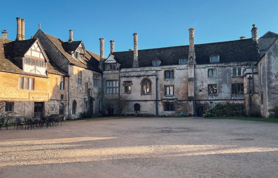 The courtyard at Lacock Abbey
