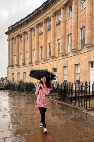 The Royal Crescent in the Rain