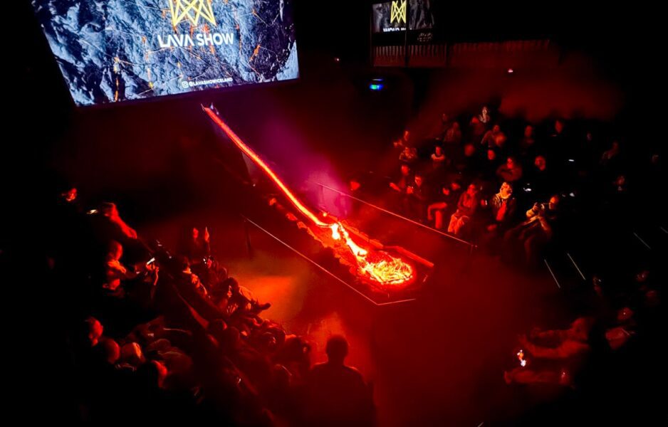 He also created a lava tunnel