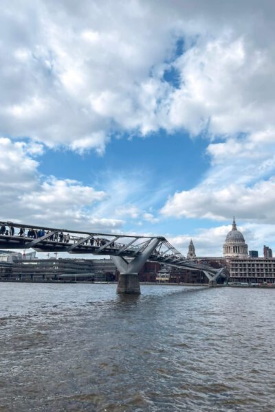 Millennium Bridge in London is one of the best Harry Potter Locations