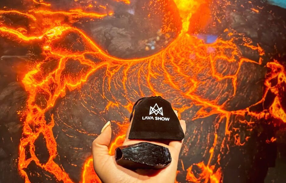 My piece of lava from the Lava Show