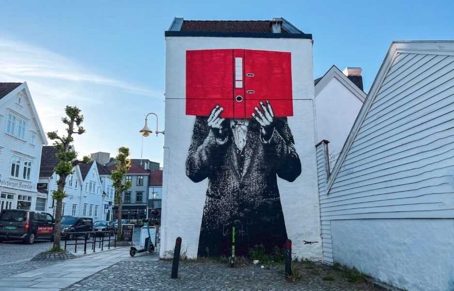 Street art in Stavanger city centre