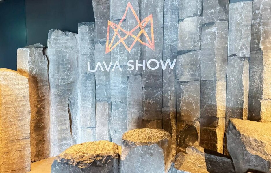 The entrance to the Icelandic Lava Show