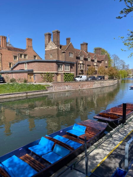 The place where you pick up the punt boat