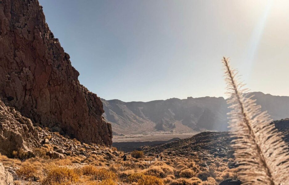 The beautiful volcanic landscapes in Teide National Park