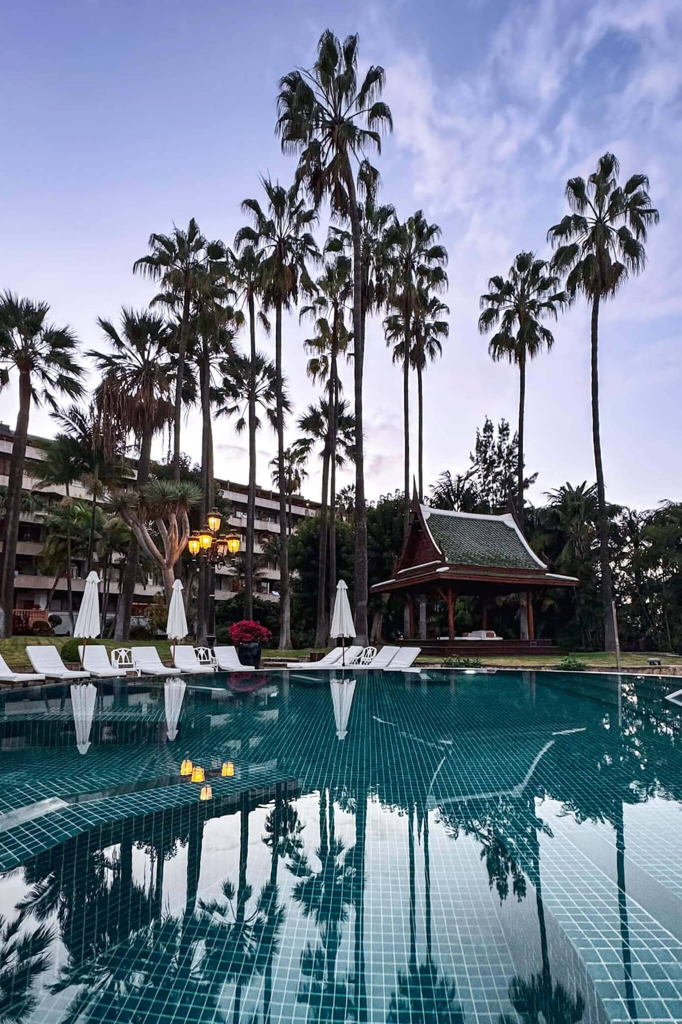 The stunning spa at Hotel Botanico
