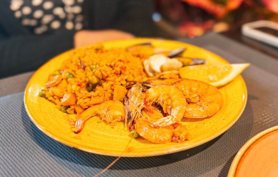 My paella - a must try during 4 days in Tenerife