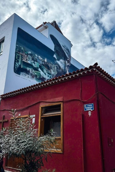 Some of the street art in the town