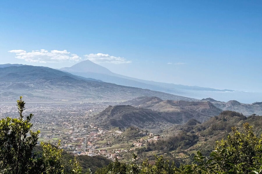 This is the viewpoint from the car park at Anaga Rural Park