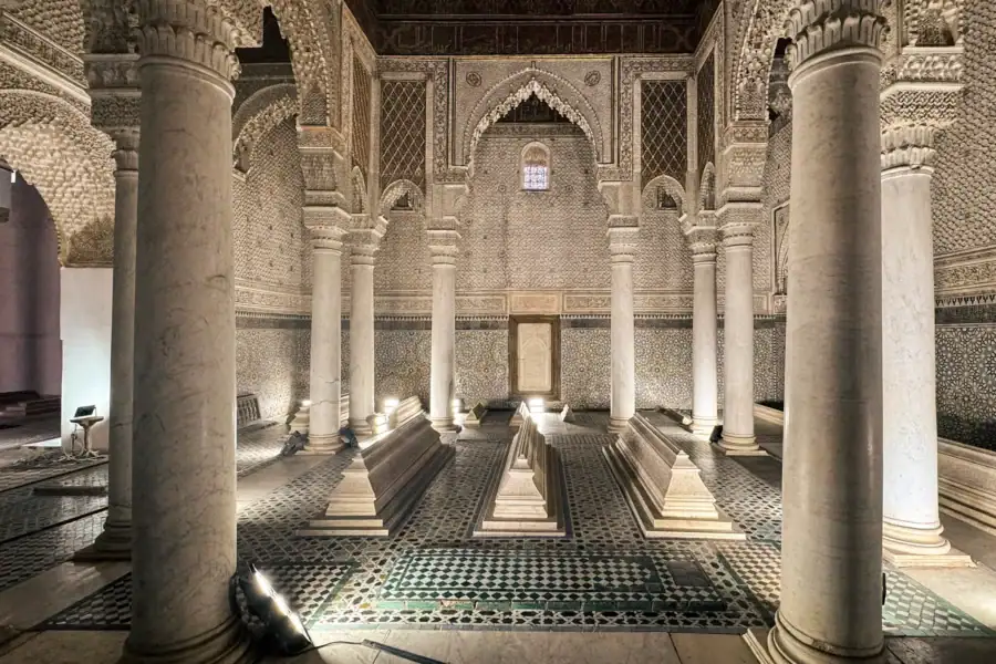 Beautiful tombs in Marrakesh
