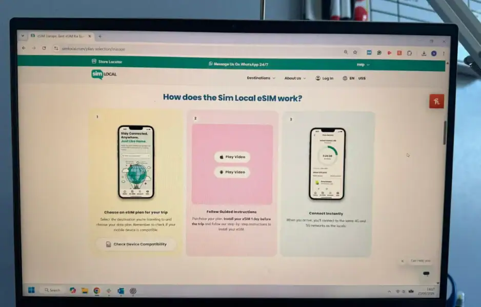 How to set up SIM Local - one of the best esims for europe and switzerland in 2026
